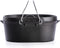 Valhal Outdoor Braadpan / Dutch Oven 9L - Gietijzer, Ovaal, grill deksel, zonder pootjes - VH9L