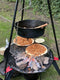Valhal Outdoor Braadpan / Dutch Oven 9L - Gietijzer, Ovaal, grill deksel, zonder pootjes - VH9L