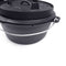 Valhal Outdoor Dutch Oven 8L zonder pootjes - Deksel kan als koekenpan gebruikt worden - VH8L