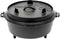 Valhal Outdoor Dutch Oven 8L zonder pootjes - Deksel kan als koekenpan gebruikt worden - VH8L