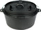 Valhal Outdoor Dutch Oven 8L zonder pootjes - Deksel kan als koekenpan gebruikt worden - VH8L