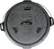 Valhal Outdoor Dutch Oven / Braadpan 6.1L met pootjes - met uitsparing voor kookthermometer - VH6.1L+