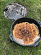 Valhal Outdoor Dutch Oven / braadpan 6.1L zonder pootjes - met uitsparing voor kookthermometer - VH6.1L