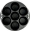Valhal Outdoor Muffinpan / muffinvorm - gietijzer - 22cm, met handvat - past in Dutch oven - VH.MUFFIN
