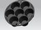 Valhal Outdoor Muffinpan / muffinvorm - gietijzer - 22cm, met handvat - past in Dutch oven - VH.MUFFIN