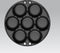 Valhal Outdoor Muffinpan / muffinvorm - gietijzer - 22cm, met handvat - past in Dutch oven - VH.MUFFIN