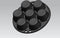 Valhal Outdoor Muffinpan / muffinvorm - gietijzer - 22cm, met handvat - past in Dutch oven - VH.MUFFIN