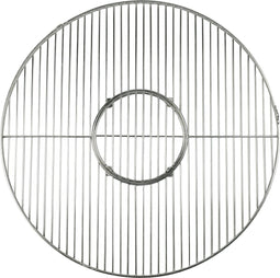 Valhal Outdoor RVS grillrooster - diameter 70cm - opstaande rand, uitneembaar middenstuk - VH.GRILL70