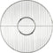 Valhal Outdoor RVS grillrooster - diameter 70cm - opstaande rand, uitneembaar middenstuk - VH.GRILL70