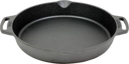 Valhal Outdoor Skillet / Koekenpan met 2 handvatten - gietijzer, diameter 30cm, VH30H