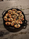 Valhal Outdoor Skillet / Plancha / Koekenpan - gietijzer - diameter 35cm, twee handvatten, VH35F