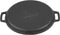 Valhal Outdoor Skillet / Plancha / Koekenpan - gietijzer - diameter 35cm, twee handvatten, VH35F