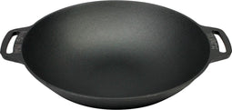 Valhal Outdoor Wadjan / wokpan met twee handvatten - Gietijzer - ⌀36 cm - VH.WOK36