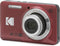 Kodak FZ55 - Digitale camera - 5x optische zoom 28 mm groothoeklens - Rood