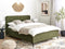 VALOGNES - Bed - Donkergroen - 160 x 200 cm - Bouclé