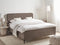 VALOGNES - Tweepersoonsbed - Bruin - 160 x 200 cm - Bouclé