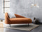 VALREAS - Chaise longue - Oranje - Linkszijdig - Polyester