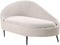 VALREAS - Chaise longue - Taupe - Linkszijdig - Polyester