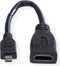 Value 11.99.5584 HDMI-kabel HDMI Aansluitkabel HDMI-A-bus, HDMI-micro-D-stekker 0.15 m Zwart Afgeschermd