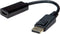 Value 12.99.3138 DisplayPort-kabel DisplayPort / HDMI Adapterkabel DisplayPort-stekker, HDMI-A-bus 0.15 m Zwart