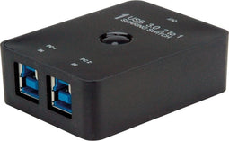 Value 14.99.2015 3 poorten USB 3.2 Gen 1-schakelaar (USB 3.0) Zwart