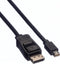 VALUE DisplayPort kabel, DP M - Mini DP M, zwart, 2 m