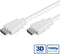 VALUE HDMI High Speed Cable met Ethernet M-M, wit, 10 m