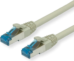 VALUE Patchkabel Kat.6A (Class EA) S/FTP (PiMF), LSOH, grijs, 10 m
