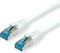VALUE Patchkabel Kat.6A (Class EA) S/FTP (PiMF), LSOH, wit, 15 m