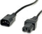VALUE Stroomkabel IEC320/C14 male - C15 female, H05RN-F, zwart, 3 m