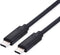 VALUE USB 2.0 Kabel, C–C, M/M, 100W, zwart, 3 m