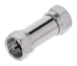 Valueline Coax-Adapter F F-Male - F-Male Zilver