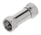Valueline Coax-Adapter F F-Male - F-Male Zilver