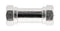 Valueline Coax-Adapter F F-Male - F-Male Zilver