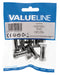 Valueline Coax-Adapter F F-Male - F-Male Zilver