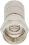 Valueline FC-001PROF F-connector Male Metaal Zilver