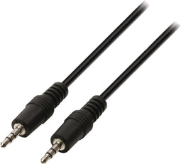Valueline Jack stereo audiokabel 3,5 mm mannelijk - 3,5 mm mannelijk 0,50 m zwart