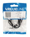 Valueline Jack stereo audiokabel 3,5 mm mannelijk - 3,5 mm mannelijk 0,50 m zwart