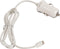 Valueline Lightning autolader met vaste kabel - 2,1A - wit - 1 meter