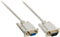 Valueline Seriële kabel SUB-D 9-Pins Male - SUB-D 9-Pins Female 0.50 m Ivoor