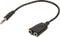 Valueline VLAP22100B02 Jack Stereo Audio Verdeelkabel 3,5 mm Mannelijk - 2x 3,5 mm Vrouwelijk 0,20 M Zwart