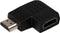 Valueline Vlvb34903b Hdmi-adapter Hdmi-connector Links Gehoekt - Hdmi Input Zwart