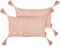 VALVARIA - Sierkussen set van 2 - Perzikroze - 30 x 50 cm - Katoen