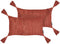 VALVARIA - Sierkussen set van 2 - Rood - 30 x 50 cm - Katoen