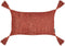 VALVARIA - Sierkussen set van 2 - Rood - 30 x 50 cm - Katoen