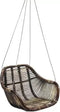 Van der Leeden Rotan hangstoel Fly Brown - (L)66 x (B)65 x (H)49 cm - Steel Wire
