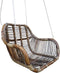 Van der Leeden Rotan hangstoel Fly Brown - (L)66 x (B)65 x (H)49 cm - Steel Wire
