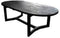 Van der Leeden Teak Tuintafel Ovaal 260x110 cm - Black