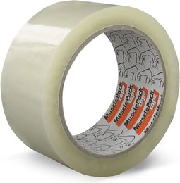 Van Duinen Technotape Verpakkingstape Musclepack PP Acryl transparant - 48mm x 66mtr