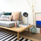 Van Tjalle en Jasper | Atmosphere bureaulamp - Deep Blue | Staal (blauw) en MDF (hout , blauw) | E14 fitting | Sfeer licht | Schemerlamp | Uniek Dutch Design | Bouwpakket